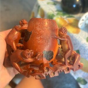 Antique toothpick holder